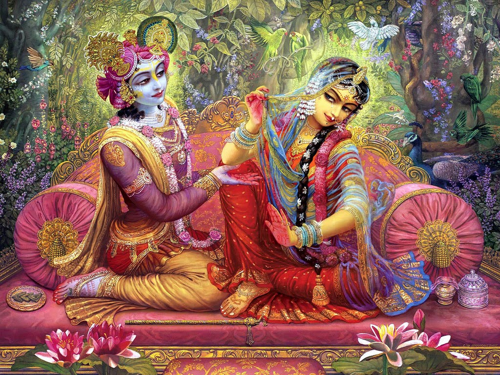 Radha Krishna HD Background